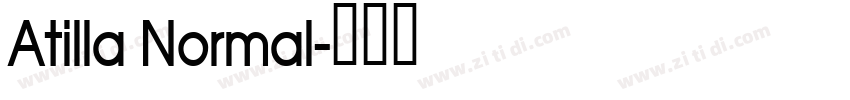 Atilla Normal字体转换